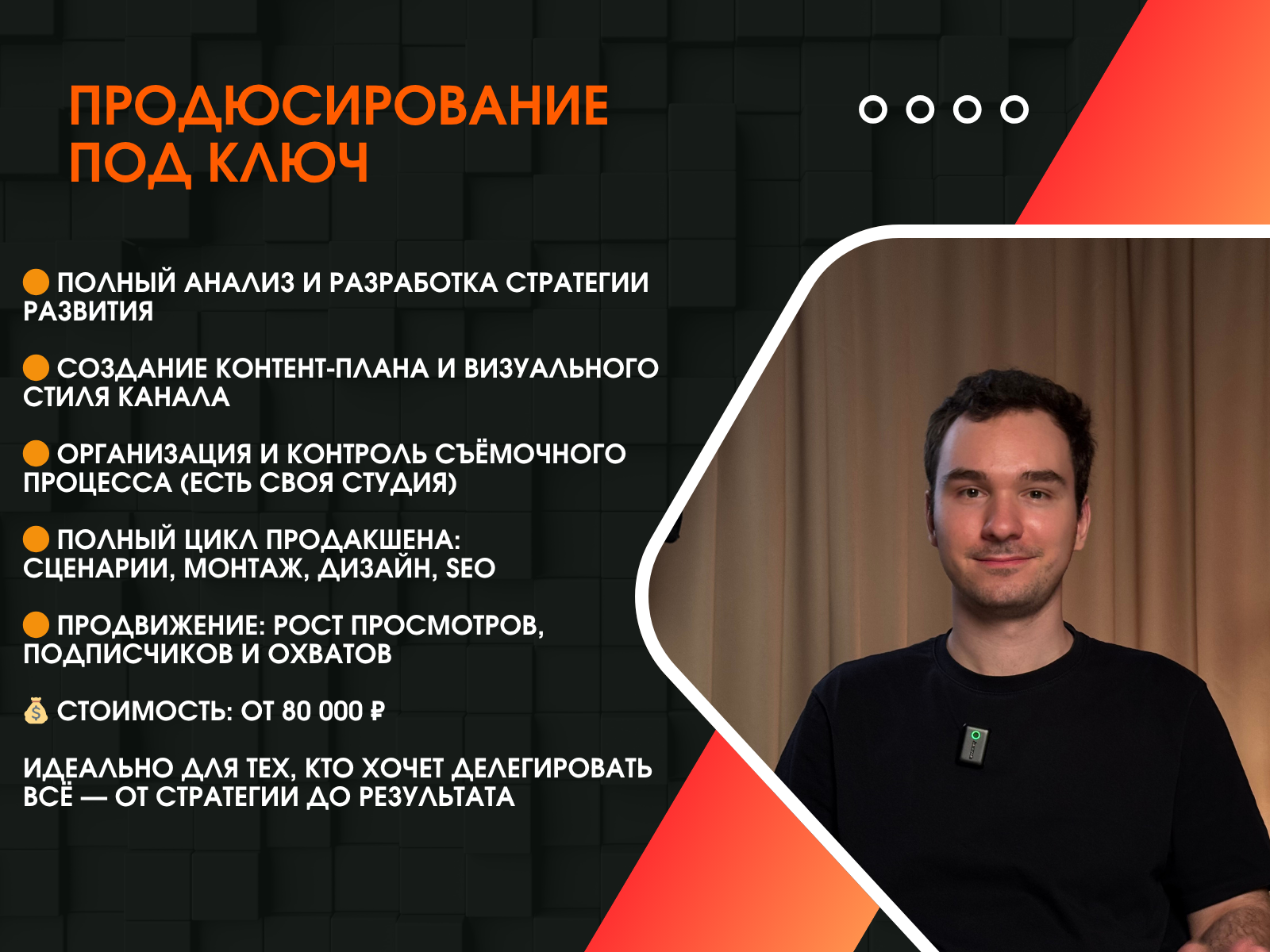Услуга слева